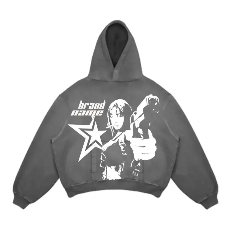 Queen Street Fashion - Новая уличная готическая повседневная мужская одежда