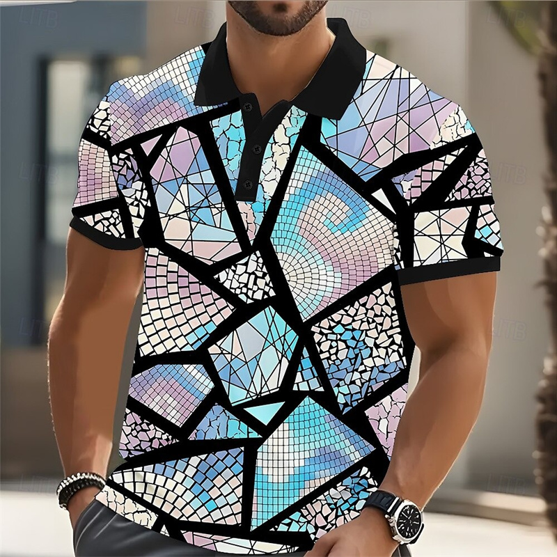 Street Fashion Men 2025 - 2025 Мужская рубашка поло, рубашка для